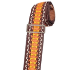 Henry Heller 2\" Deluxe Vintage Series Jacquard Guitar Strap - Brown 2