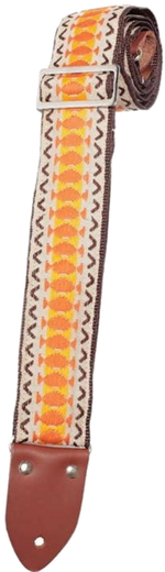 Henry Heller 2\" Deluxe Vintage Series Jacquard Guitar Strap - Cream