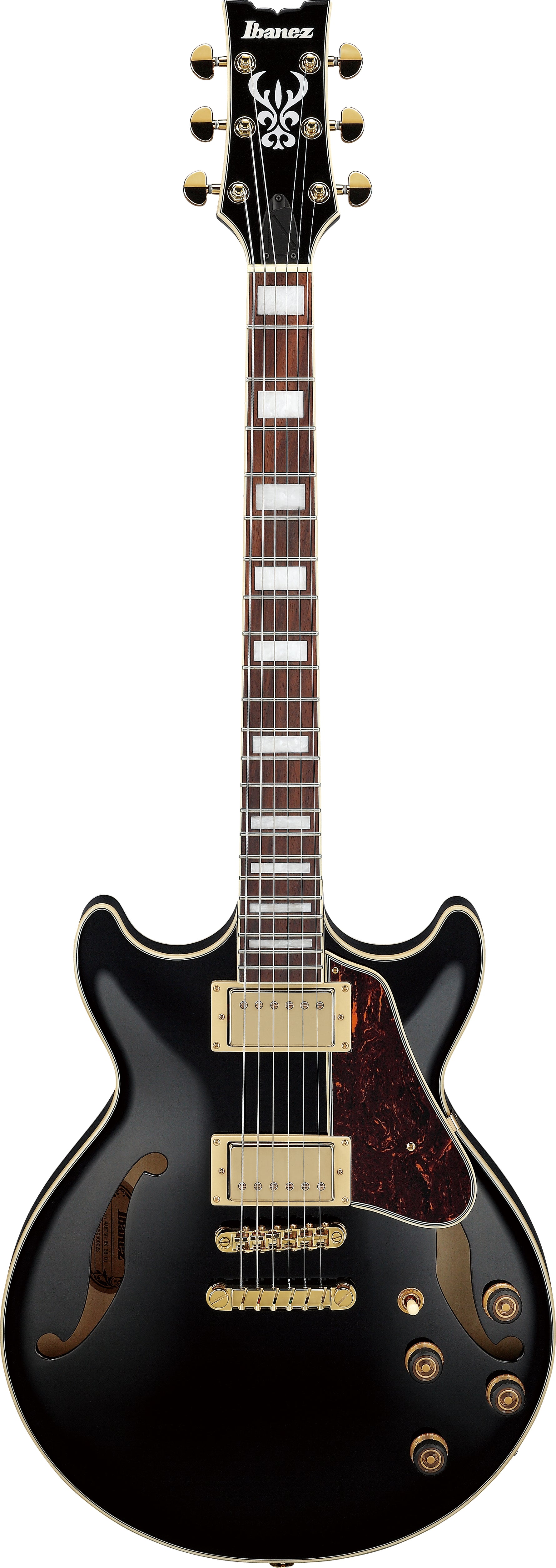 Ibanez AM73GBK Artcore Semi-Hollow Electric Guitar - Black 6