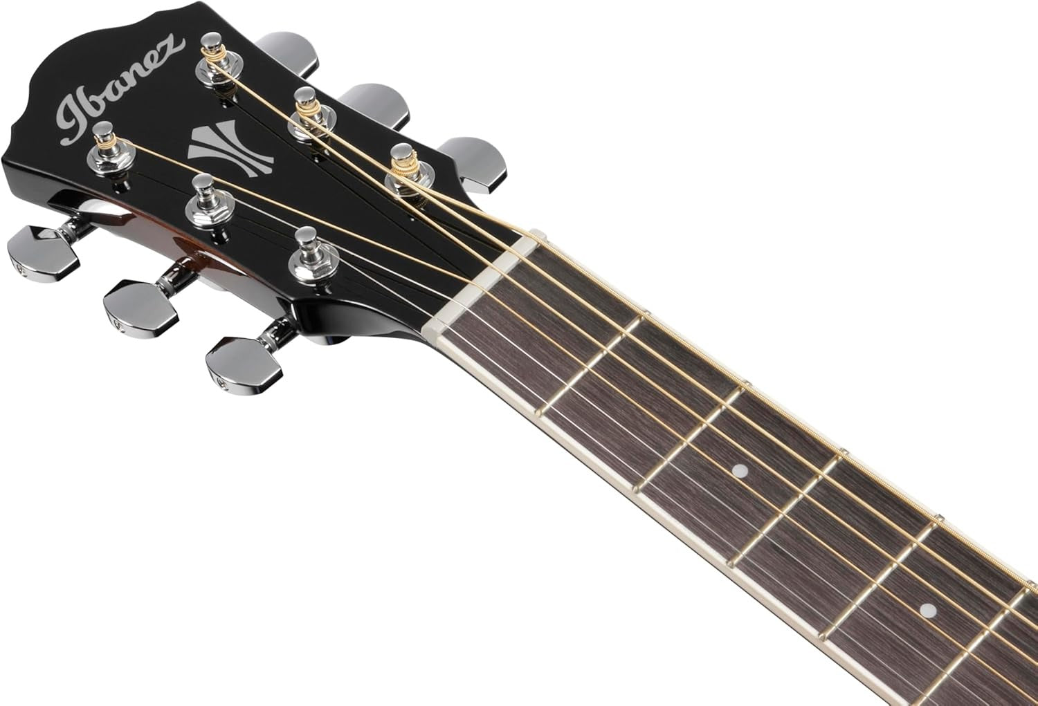 Ibanez AEG7 Left-Handed Acoustic Electric Guitar - Dark Violin Sunburst 7