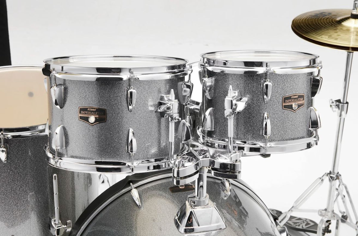 Tama 'Limited Edition' Imperialstar Drum Kit - Galaxy Silver 6