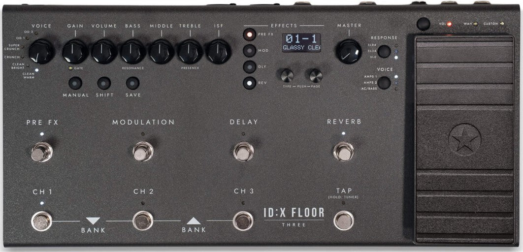 Blackstar ID:X Floor 3 Floorboard Multi-Effects Pedal With Expression Pedal - Black
