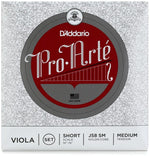 D'Addario J58 Pro-Arte Short Scale Viola String Set - Medium Tension
