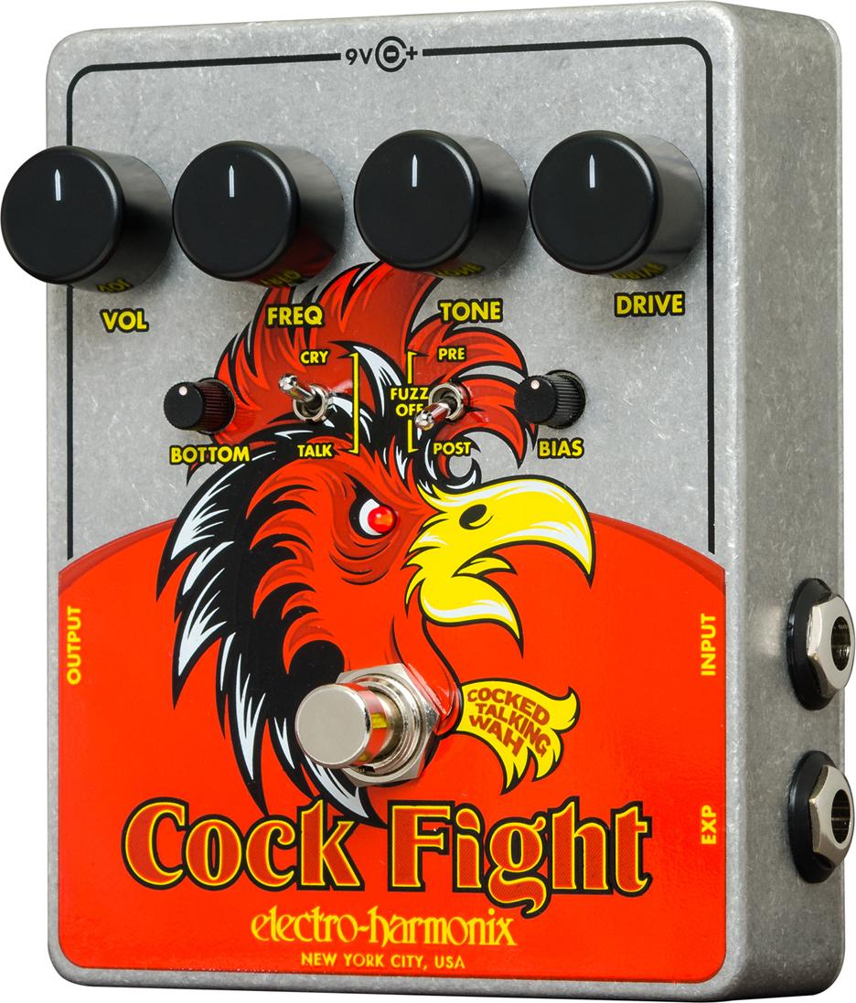 Electro Harmonix Cock Fight Talking Wah Pedal - With Power Adapter 2