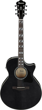 Ibanez AE170TBK Acoustic Electric Guitar - Transparent Black High Gloss 8