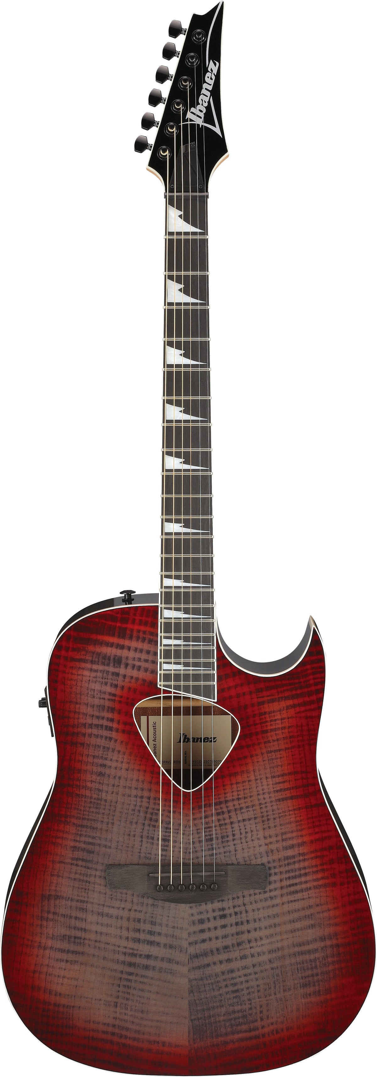 Ibanez ALT50FARDB Acoustic Electric Guitar - Red Doom Burst High Gloss 8