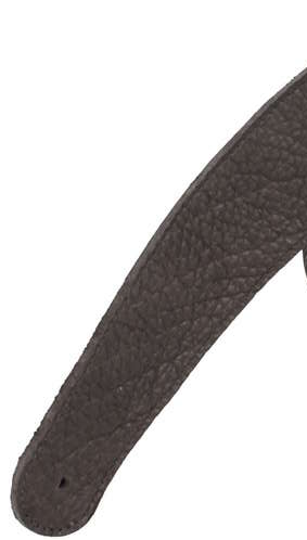 Henry Heller 2.5\" Wide American Buffalo Leather Guitar Strap - Chocolate 2