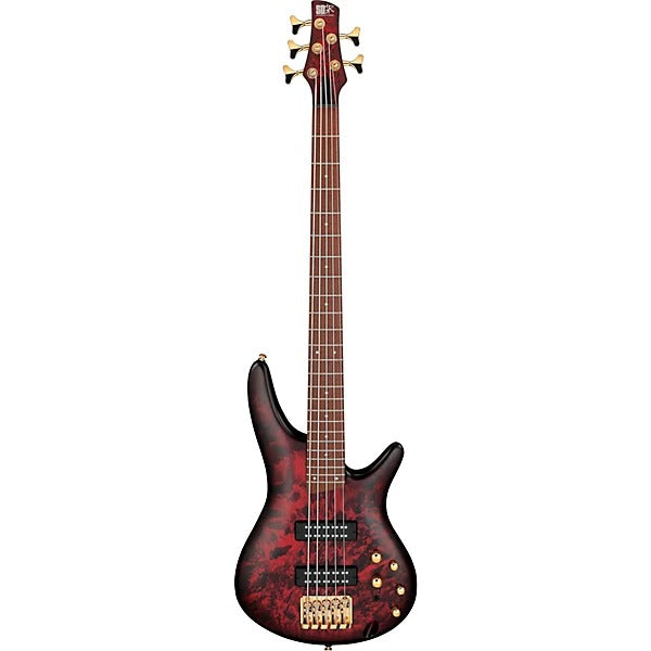 Ibanez SR305EDXWZM Standard 5-String Bass Guitar - Wine Red Frozen Matte 5