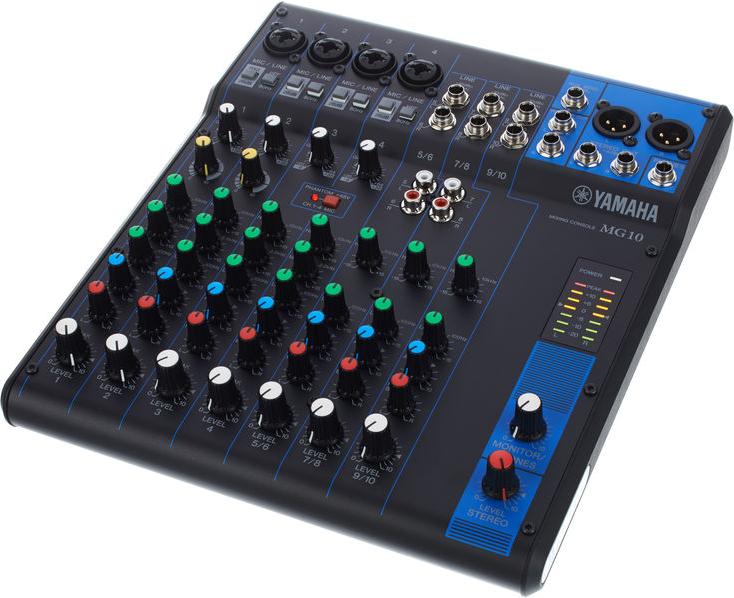 Yamaha MG10 10 Channel Mixer 2