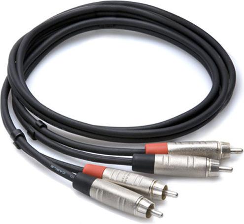 Hosa Pro HRR020X2 Stereo Dual REAN RCA to RCA Cable 20 ft