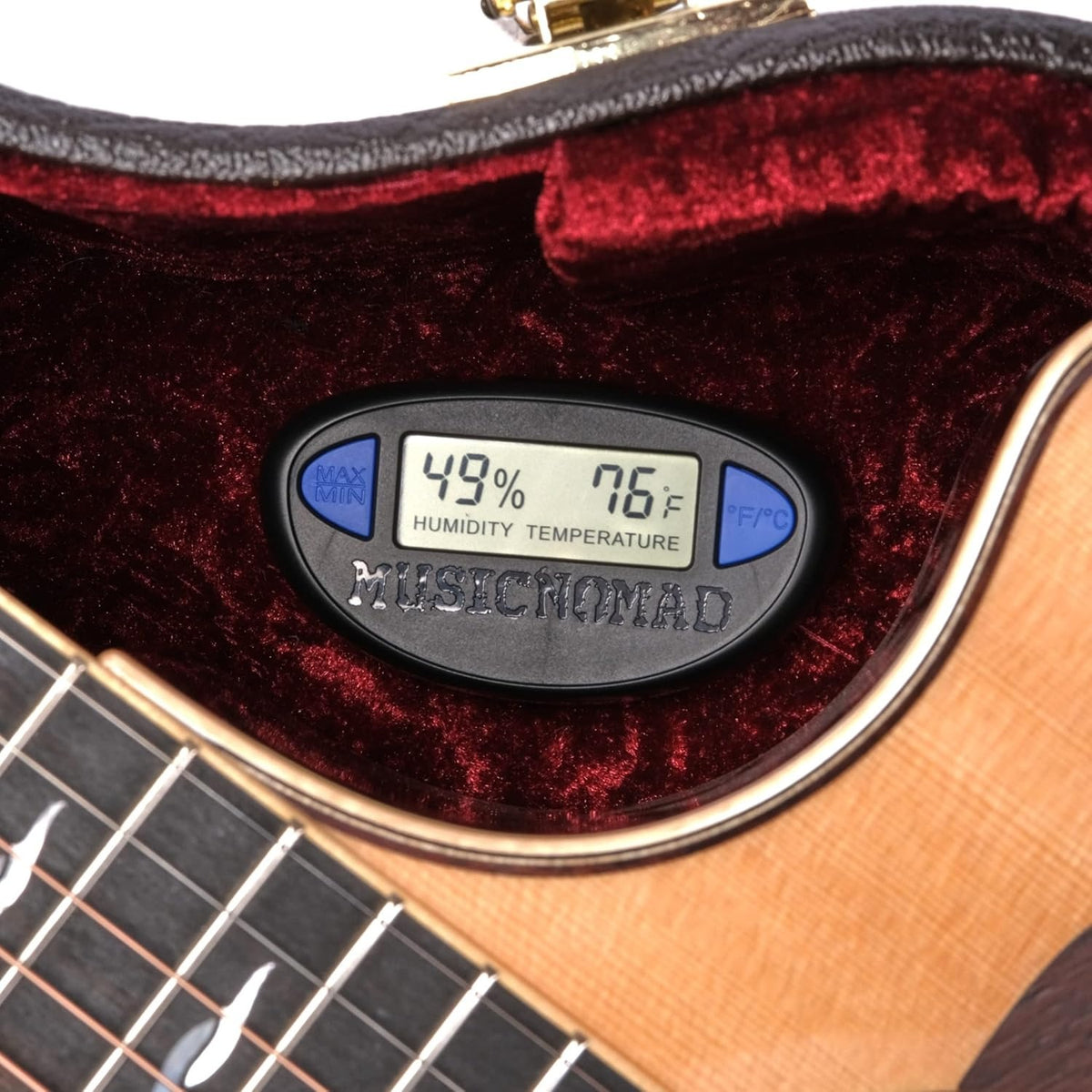 Music Nomad MN312 HONE Guitar Hygrometer Humidity & Temperature Monitor 3