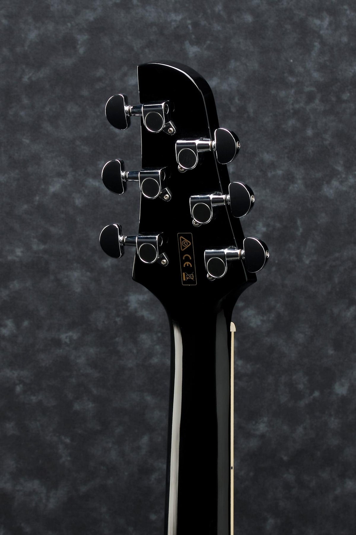 Ibanez TCY10EBK Talman Acoustic-Electric Cutaway Black headstock back view