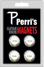 Perri GNM-02 Guitar Knob Magnet White [pack of 4]