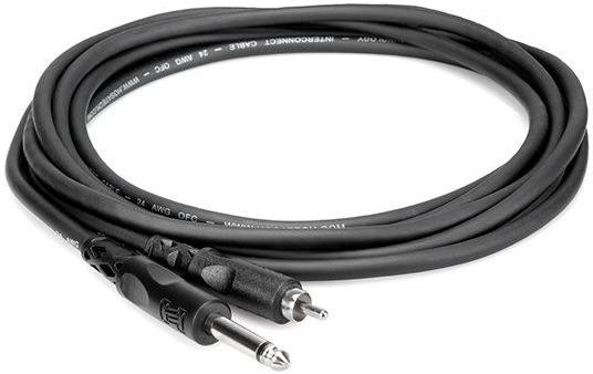 Hosa CPR105 RCA (Mono) - 1/4\" (Mono) Cable 5'
