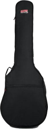 Gator GBE-BASS Bass Guitar Gig Bag in black, front view