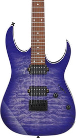 Ibanez RG421QMCBB Standard Electric Guitar - Cerulean Blue Burst