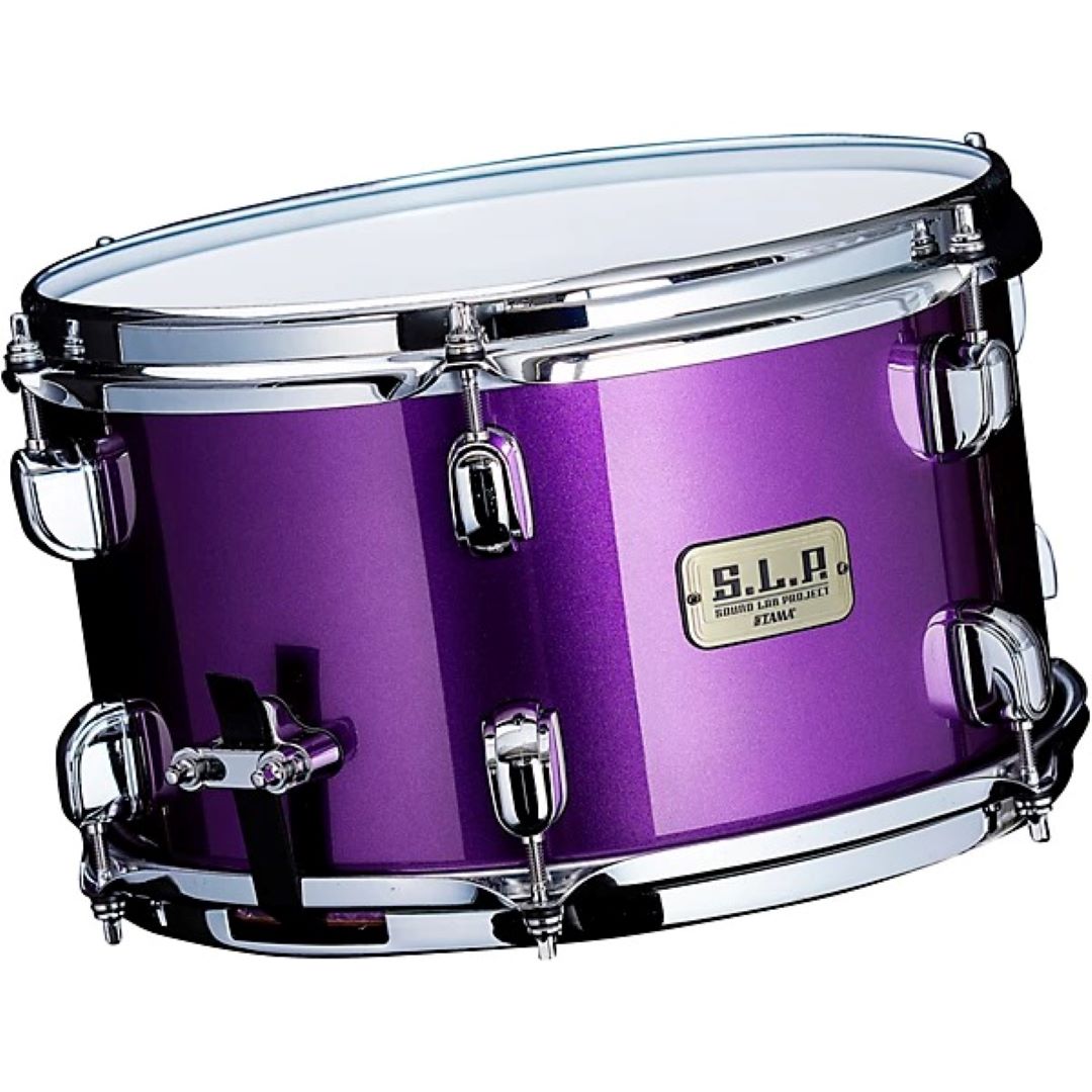 Tama S.L.P. Mod Bubinga Clay Aeschliman Signature Snare Drum - Galactic Purple 5