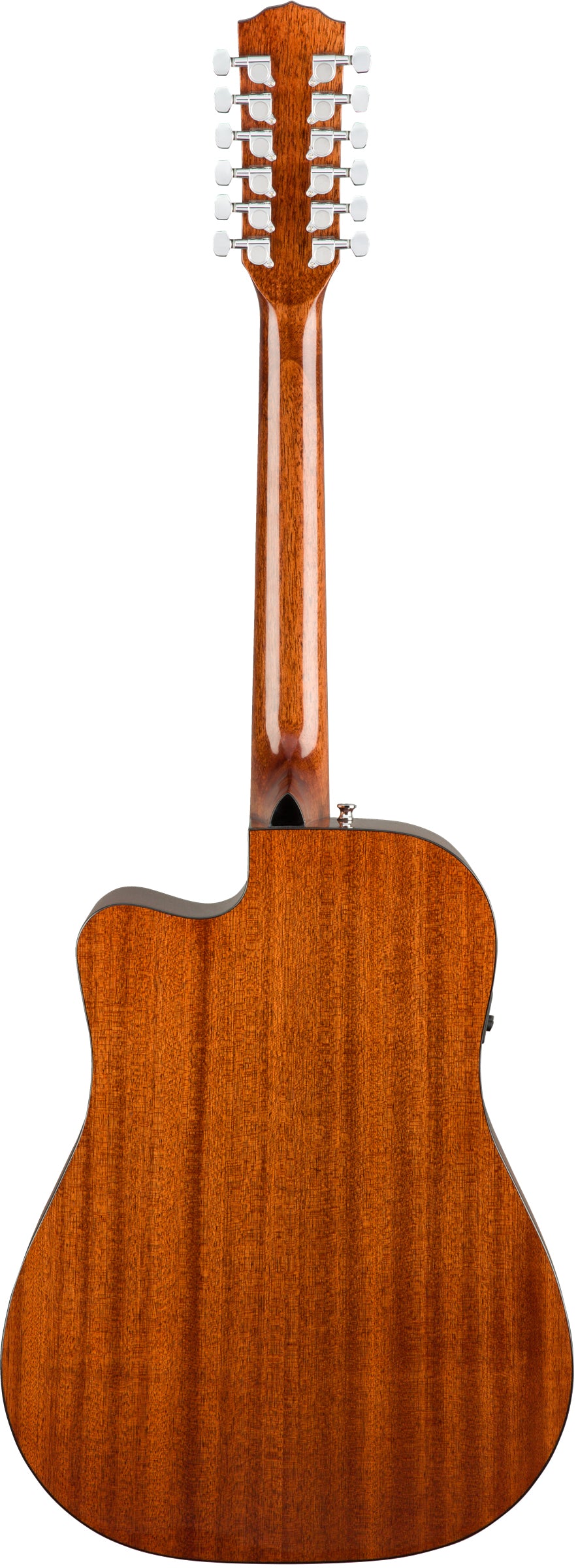 Fender CD-60SCE Acoustic-Electric Dreadnought 12-String Guitar back view