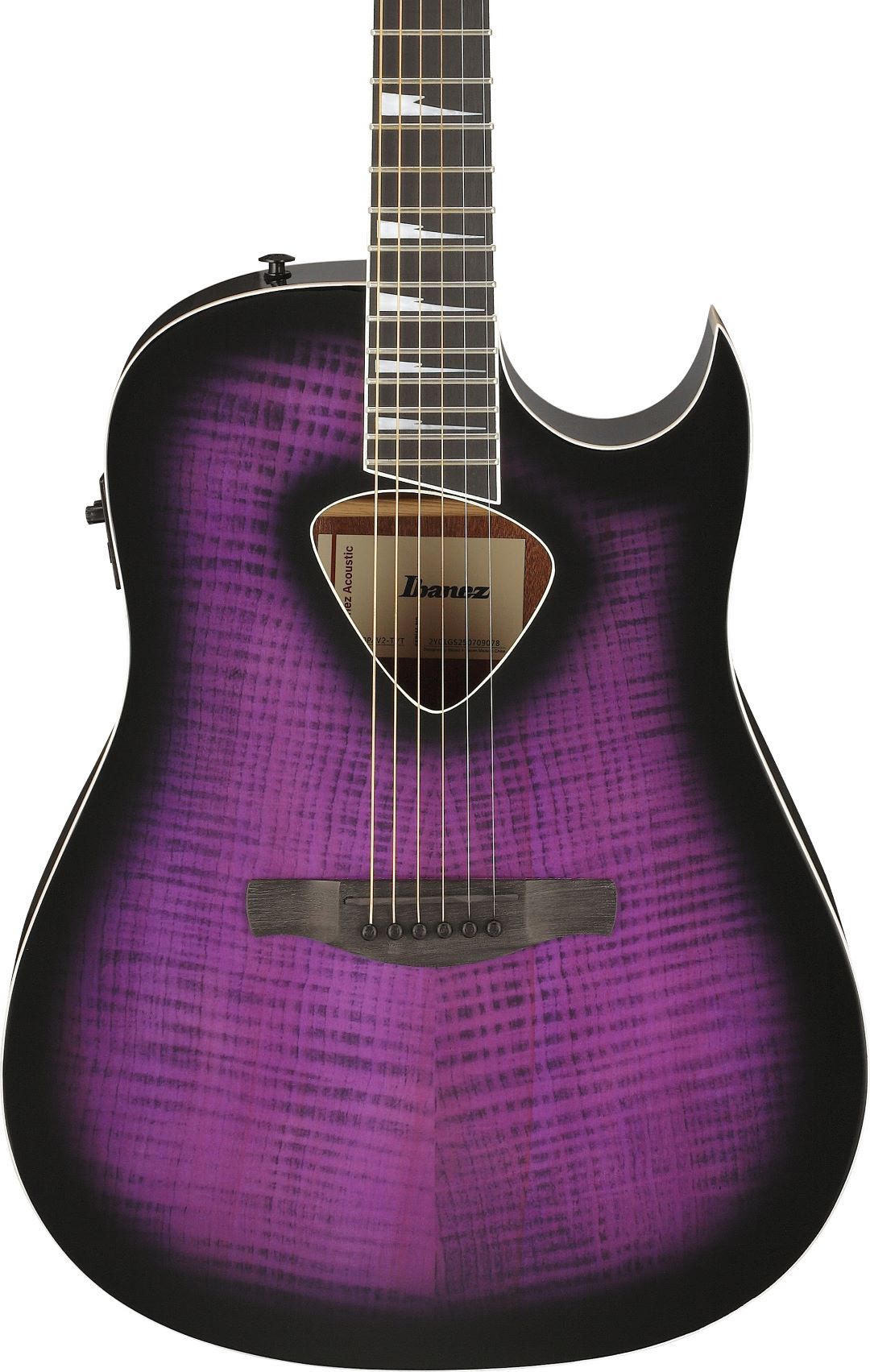 Ibanez ALT50FATVT Acoustic Electric Guitar - Transparent Violet Sunburst High Gloss