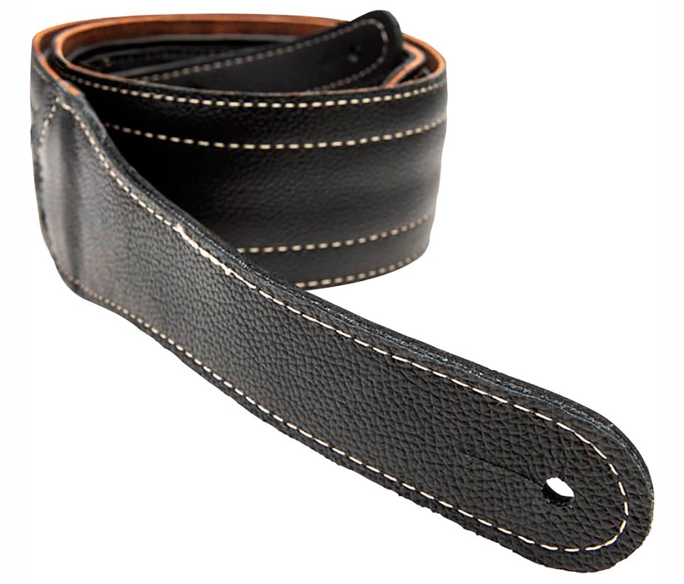 Taylor American Dream Leather Strap (Brown/Black with White Stitching) 5