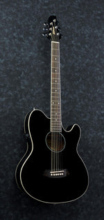 Ibanez TCY10EBK Talman Acoustic-Electric Cutaway Black, front view 2