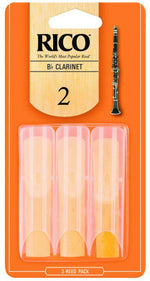 Rico RCA0320 2.0 Clarinet Reeds 3-Pack