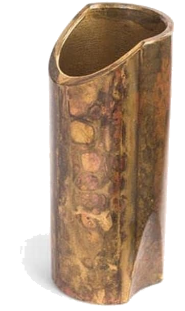 The Rock Slide Aged Brass Guitar Slide - Extra Large