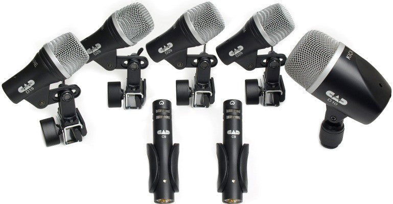 CAD STAGE7 Drum Microphone Package - With Carrying Case 6