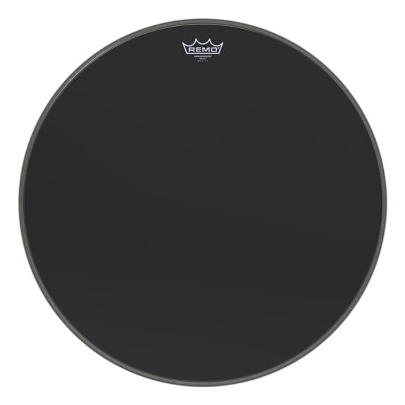 Remo 22\" ES102200 Ambassador Ebony Bass Drum Head