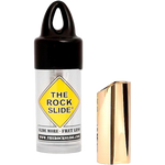 The Rock Slide Polished Brass Guitar Slide - Small 2