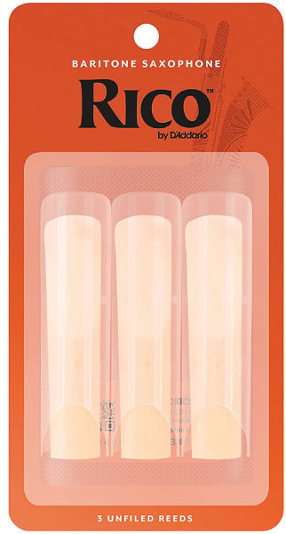 Rico RLA0325 #2.5 Baritone Saxophone Reeds (3-Pack)