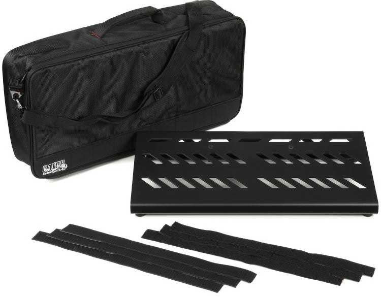 Gator Large Aluminum Pedalboard With Carry Bag - Black 6