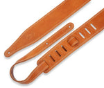 Levy M17BDS-TAN 2.5\" Wide Garment Leather Strap - Tan 2