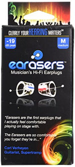 EARasers Musicians Ear Plugs Medium