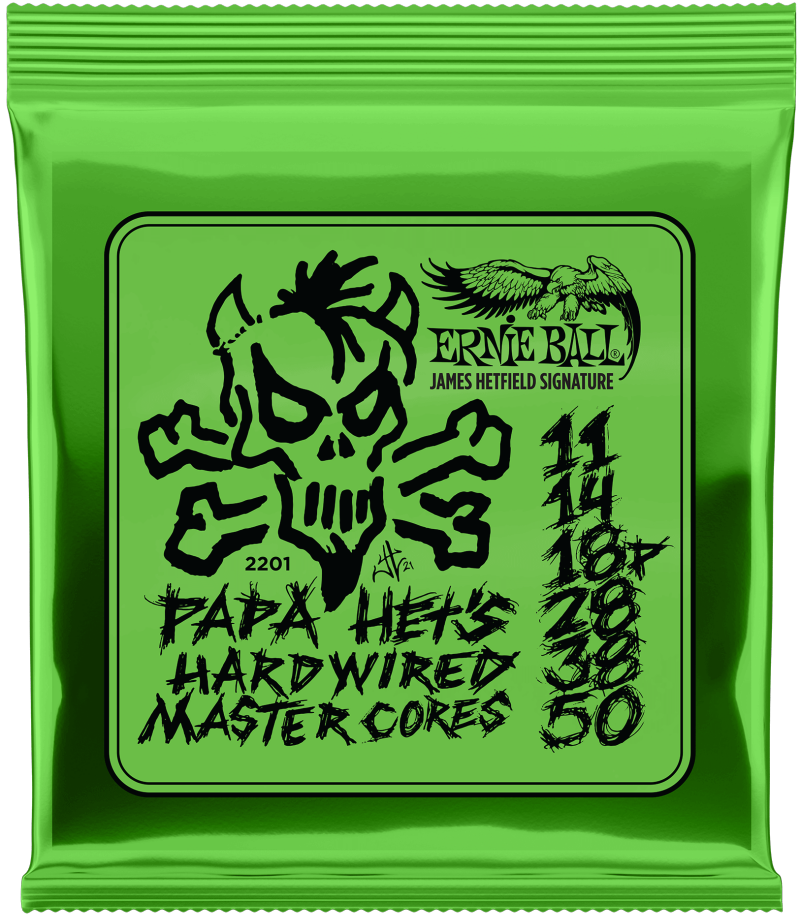 Ernie Ball 2201 Papa Het's Hardwired Master Cores Electric Guitar Strings - .011-.050