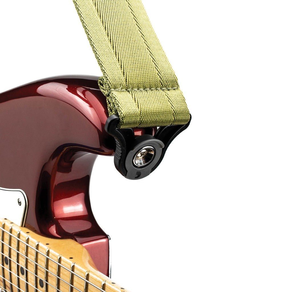 D'addario 50BAL08 Auto Lock Guitar Strap - Mellow Moss 2