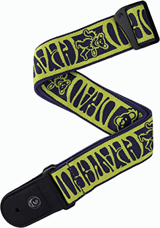 D'Addario 50GD02 Grateful Dead Woven Dance Bear (Yellow/Navy)