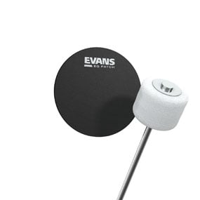 Evans EQPB1 Black Nylon EQ Single Pedal Bass Drum Patch (2 Count) 2