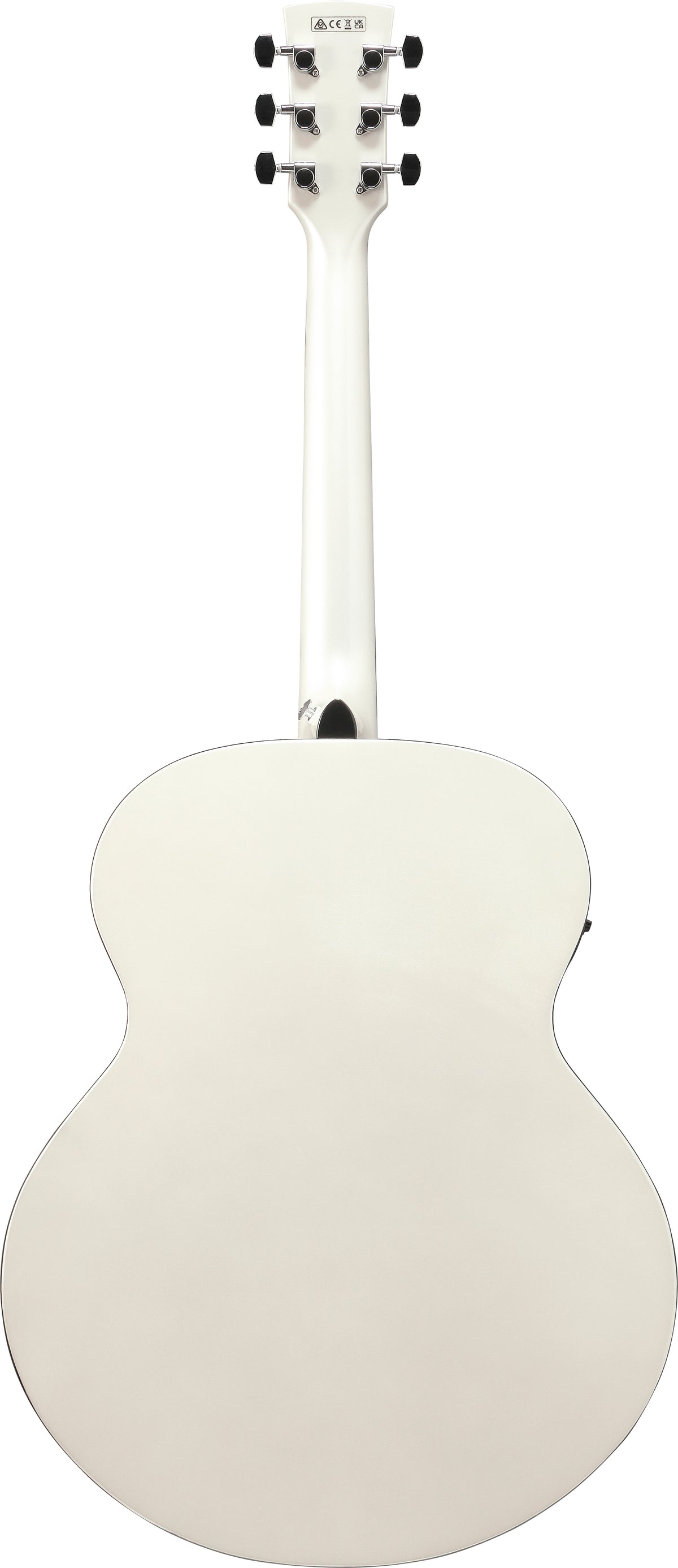 Ibanez AJ70M2EPW Acoustic Electric Guitar - Pearl White High Gloss 7