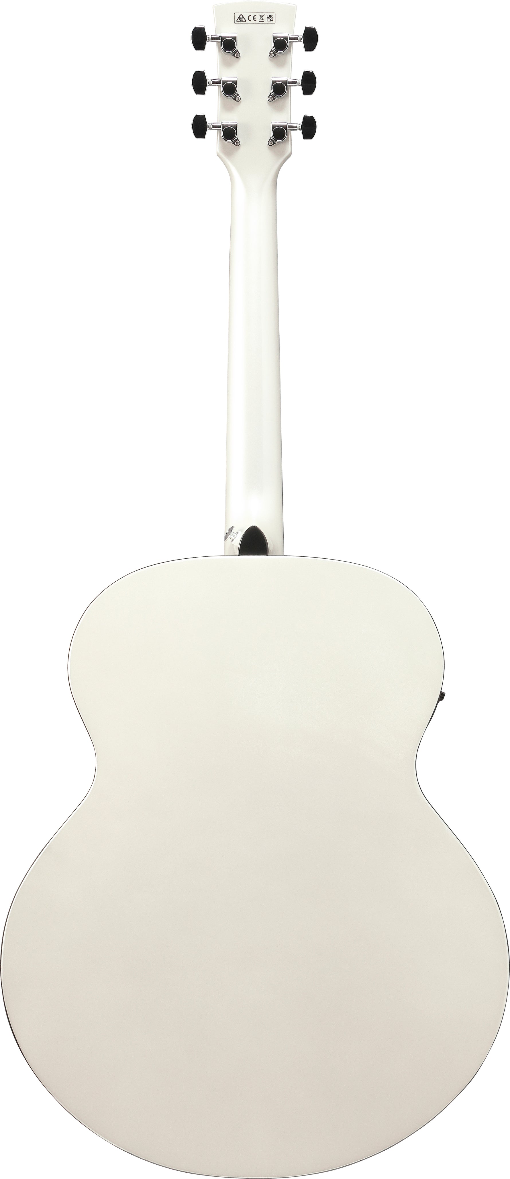 Ibanez AJ70M2EPW Acoustic Electric Guitar - Pearl White High Gloss 7
