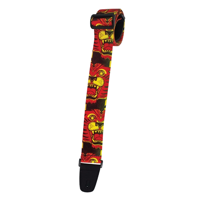 Henry Heller 2\" Artist Series Sublimation Guitar Strap - Tiger