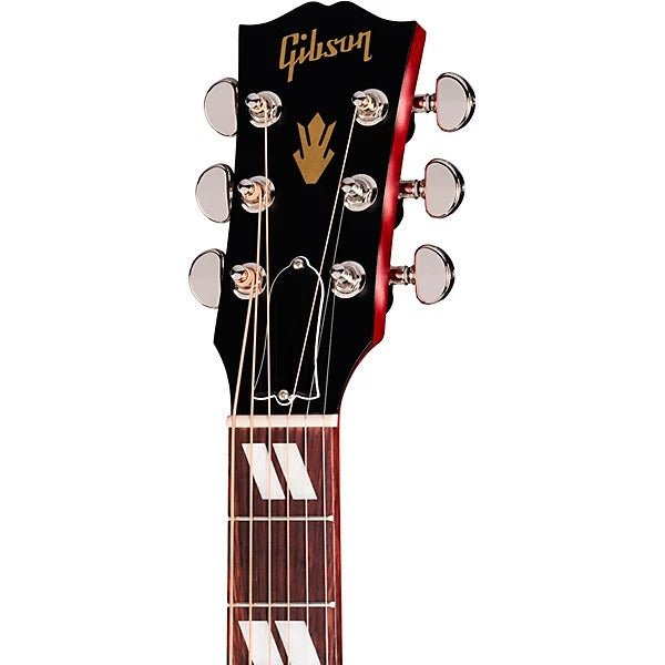 Gibson Hummingbird Special Acoustic Electric Guitar Vintage Cherry Sunburst headstock detail