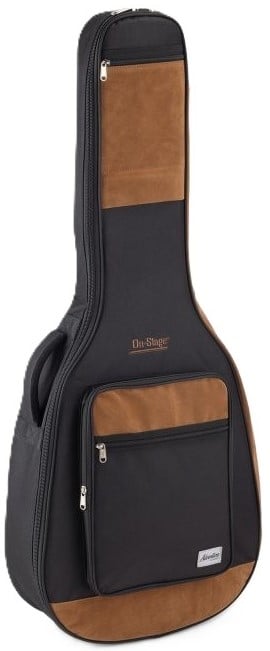 Onstage Adventure Series Acoustic Guitar Gig Bag  - Black & Tan