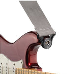 D'Addario PWSAL405 Poly Pro Auto Lock Strap (Silver) 2