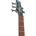 Ibanez SR405EQMSCB SR Standard 5-String Electric Bass - Stained Cosmic Blue Starburst 3
