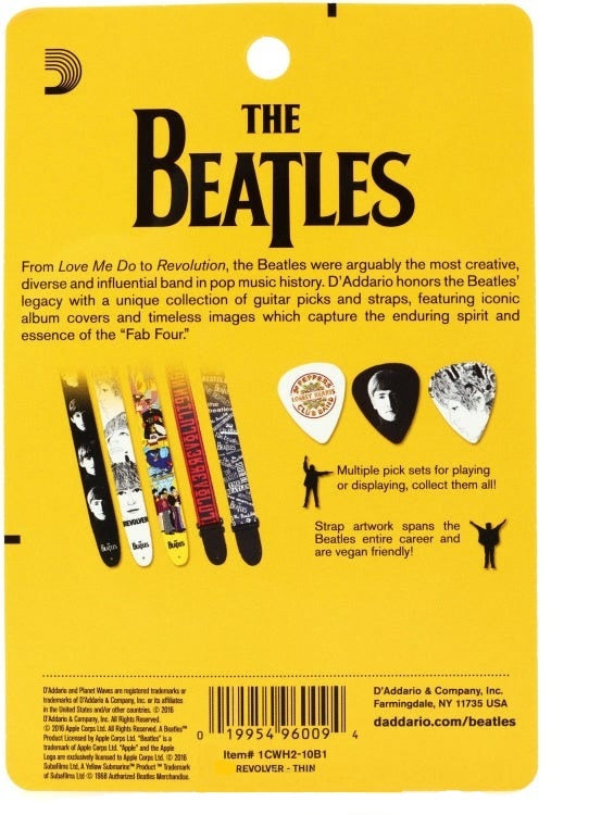 D'Addario The Beatles \"Revolver\" Guitar Picks - 1.0mm (10 Pack) 2