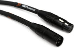 Roland RMC-B15 Black Series XLR Male to XLR Female - 15 Foot Microphone Cable 2