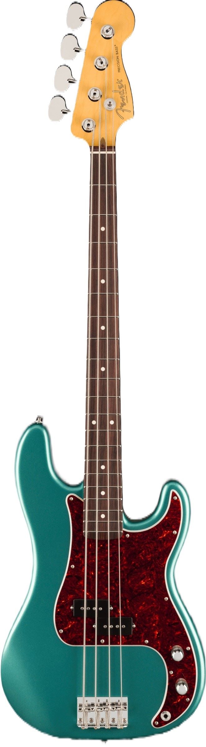 Fender American Professional Classic Precision Bass Guitar - Faded Sherwood Green Metallic 3