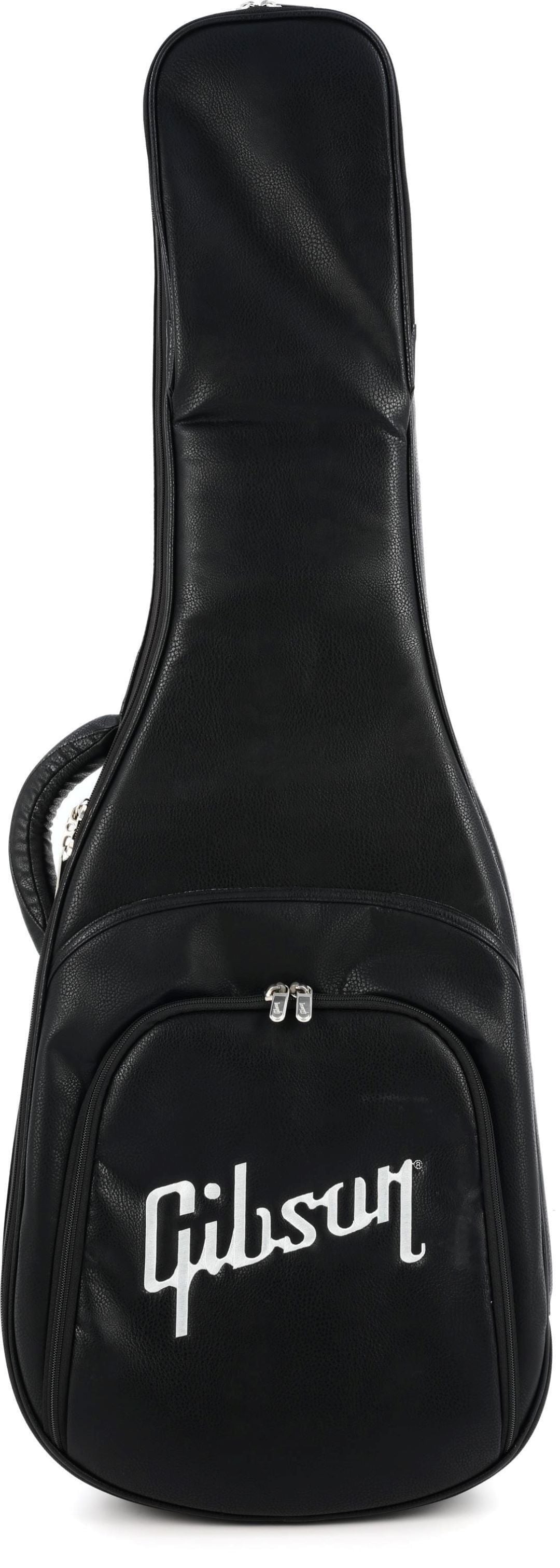 Gibson J-45 Special Acoustic Electric Guitar gig bag in black leather