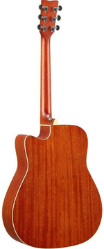 Yamaha FGC-TA TransAcoustic Dreadnought Acoustic-Electric Guitar - Brown Sunburst 2